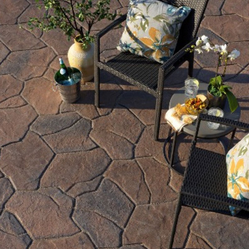 ANGELUS PAVERS – SLANTON RANDOM, CREAM BROWN CHARCOAL
