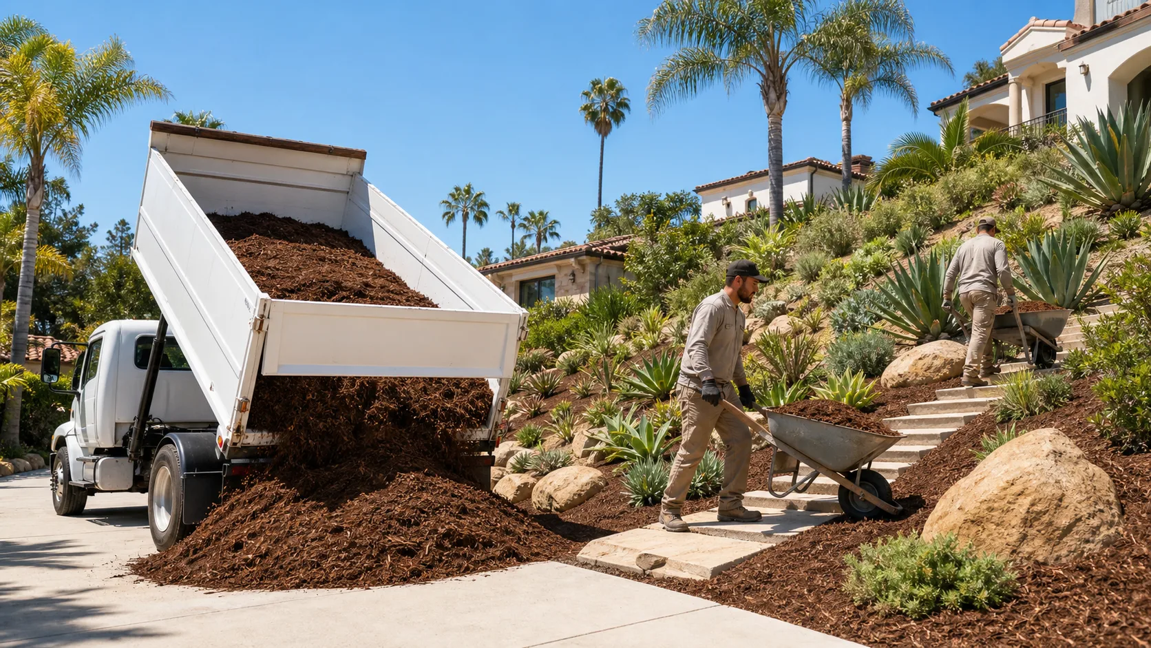 Decoding Bulk Mulch Delivery in Los Angeles for Slope and Heat