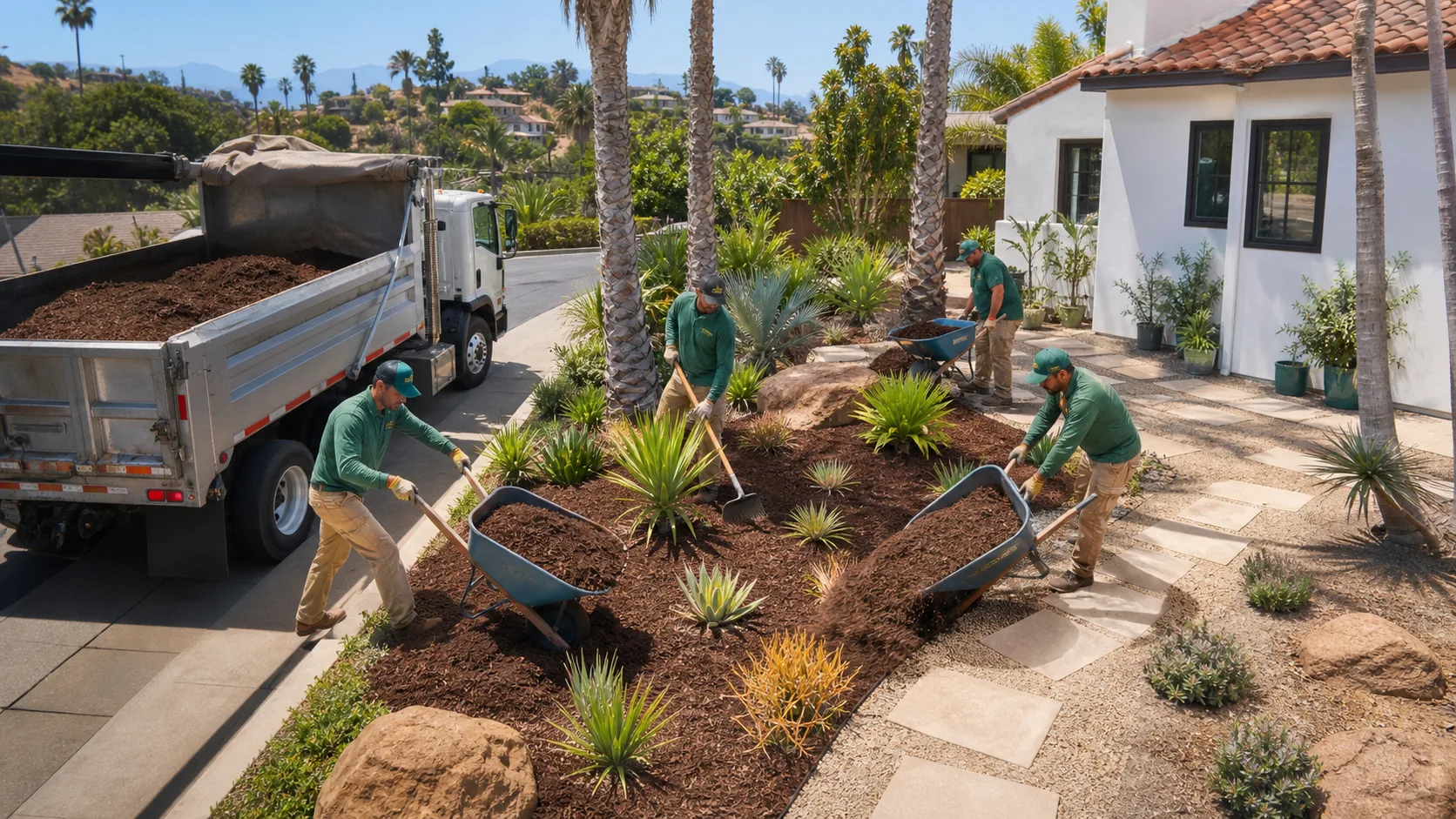 Is Bulk Mulch Delivery in Los Angeles Worth It for Small Yards?