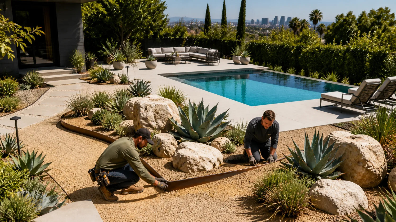 Which Gravel Garden Design Works Best Around Los Angeles Pools?