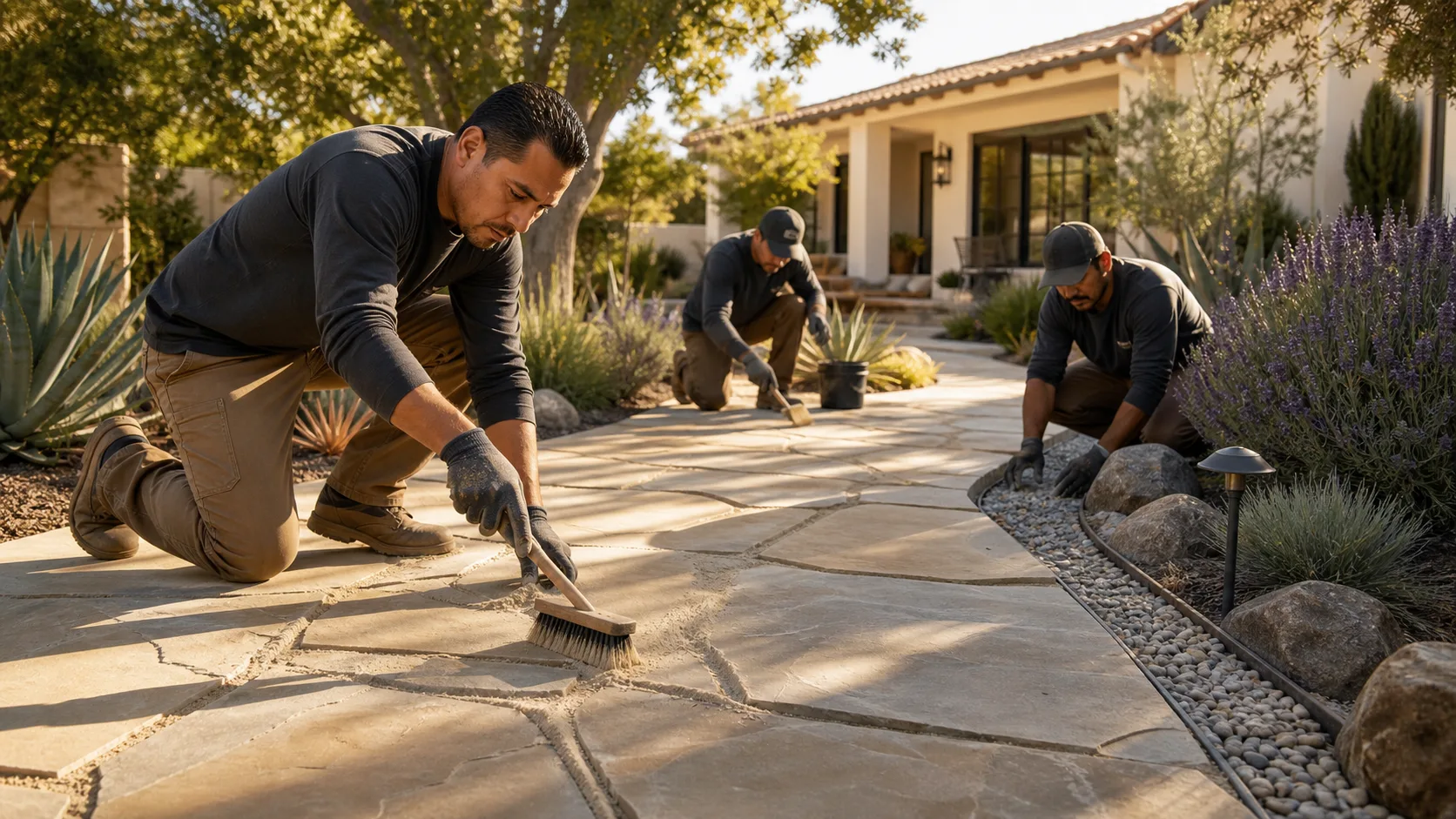 Late-Summer LA Garden Path Maintenance: Heat-Safe Jointing and Drainage Fixes